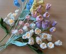 編み物でお花の制作します オンライン編み物教室〜お花モチーフを一緒に編みましょう〜 イメージ4
