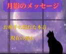 月影のメッセージで、恋の流れを読み解きます ☆あの人の隠れた本音と今の流れを読み解きます⭐ イメージ1