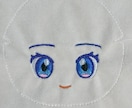 ぬいのお顔用ミシン刺繍データ作成いたします 刺繍ミシンでオリジナルのお顔を作りたい方に！ イメージ5
