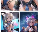 ラフ有)ご希望のイラスト作成うけたまわります ラフ提案や修正が有りのプラン！ イメージ2