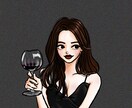 おしゃれで個性的⭐︎SNSアイコン・似顔絵描きます SNS映え◎アイコン・ヘッダーにぴったりの女の子イラスト！！ イメージ8