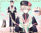 理想のVtuber用パーツ分けイラストを作成します 商用利用込み！修正無制限で承ります！ イメージ3