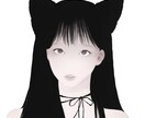 耽美でアンニュイな人物イラストを描きます 主に女性、少女。どこか繊細で美麗な人物をお描きいたします。 イメージ1