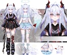 企業並透明感vtuberキャラ制作します 繊細なトラッキング、イラストとLive2d全工程、表情8つ イメージ2