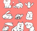 あなたの可愛い家族をイラストにします 愛犬や愛猫をアイコンやヘッダーに！ イメージ1