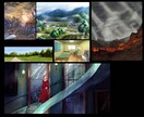 オリジナル・二次創作のイラスト制作をいたします ご希望の絵柄に沿ったイラストの制作いたします イメージ5