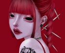 用途に合わせて人物画お描きします アイコン、CDジャケット、グッズ用、サムネ等ご相談ください イメージ1