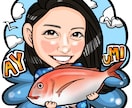 世界で1つのオリジナル似顔絵アイコンお描きします 正方形似顔絵★名刺やステッカー、SNSのアイコンなどに! イメージ4