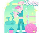 商用可◎ポップで目を惹くカラフルなイラスト描きます 書籍の挿絵やWEB、グッズなど幅広い媒体に対応します！ イメージ7