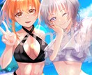 美麗な似顔絵,キャラクターイラスト描きます 推しや大事な人の記念日、プレゼントに最適！ イメージ2