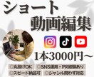 丸投げOK！SNSショート動画編集します 魅力をお伝えするお手伝いさせてください！ イメージ1