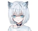 アニメ調の人物イラストを描きます 綺麗な瞳と目にこだわって描いています。 イメージ4