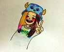 可愛い似顔絵書きます そっくり＜雰囲気な可愛い似顔絵書きます！ イメージ1