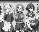 シンプルでカッコイイイラスト制作いたします 歌ってみたに使える安価でクオリティの高いイラスト制作します イメージ5
