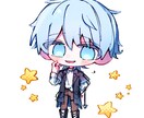 かわいい2頭身のミニキャライラストを描きます アイコンやスタンプに使用できるミニキャライラストを描きます！ イメージ3