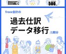 freee会計に過去仕訳データを移行します 日本最上位の認定アドバイザーが安心サポート イメージ1