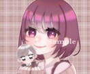 SNS用のアイコンお描きします かわいいイラスト、主に女の子を描くのが得意です！ イメージ2