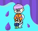 チラシやポップ★カラフルなお顔書きます 世界に一つだけ！可愛い！ポップ！な似顔絵かきます♬.*ﾟ イメージ5
