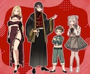 あなただけのキャラクターイラストを制作します IRIAM、キービジュアル、TRPG、ゲーム作成などに最適！ イメージ4