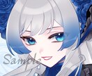 透明感ある人物アイコン制作します 透明感と空気感を大切に丁寧に制作します イメージ1