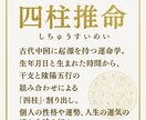 四柱推命で導くあなたの運命の地図を作成します 迷いを晴らす“あなただけ”の鑑定 イメージ4
