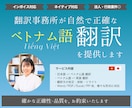 翻訳事務所による高品質ベトナム語翻訳を提供します インボイス対応！正確で自然なネイティブ翻訳 イメージ1