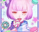 立ち絵、１枚絵、ミニキャラなどのイラスト承ります 企業実績有！ご希望のイラストを作成します！ イメージ5