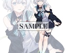 VTuber、TRPG等の立ち絵制作いたします キャラデザ・差分・パーツ分けも対応可能です！ イメージ9