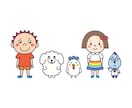 ゆるくてかわいいキャラクター作成します 【30年以上の実績！】経験豊富なプロがキャラを作成します！ イメージ7