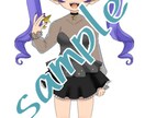 あなただけのコテキャイラスト描きます イメージを頂いて、代理キャライラストを作成します。 イメージ1