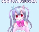 商用利用料込Vtuber、TRPG立ち絵描きます サムネイル映えするゆるデフォルメから等身まで描かせてください イメージ2