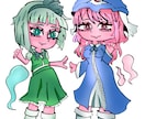 SNSアイコン作成します ビビットな色彩、独自の絵柄であなたのキャラを描きます イメージ2