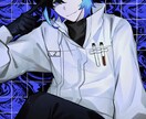 ダークでカッコいいイラスト描かせていただきます バストアップから全身立ち絵まで、気軽にご相談ください イメージ6