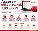 Accessシステムをオーダーメイドで作成します できる限りご希望に添った業務システムを構築いたします！ イメージ1