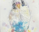 動物の似顔絵をふんわり優しいちぎり絵にします ペットをちぎり絵の世界へ。記憶の一枚に仕上げます イメージ3