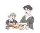 書籍イラスト、雑誌、パンフカットイラスト制作します 昭和のホンワカした癒されるイラスト描きます。 イメージ4
