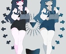 女の子の立ち絵を描きます キャラデザインも受け付けています。 イメージ1
