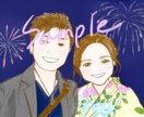幸せが溢れるふわふわほんわかな似顔絵描きます チャームポイント活かします♡ウェルカムボードやプレゼントに！ イメージ5