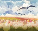 表紙や多様出来る一枚絵をお描き致します。ます 沢山の事に多様出来る一枚絵です。 イメージ2