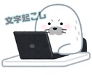 文字起こし、データ入力致します 丁寧なお仕事を心がけています☆ イメージ1