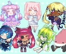 ミニキャラ作成します アクキーや缶バッチ等グッズに使える イメージ3