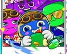 配信者おすすめデフォルメスタンプを描きます 彩度の高いイラストが好きな人大歓迎最大8点まで依頼可能 イメージ1