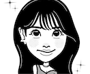 可愛いモノクロ似顔絵描きます 記念や思い出に1枚いかがですか？ イメージ4