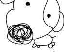 ゆるーい雰囲気のイラスト書きます 脱力系のほんわかした絵を描きます(嫁さんが！) イメージ2
