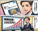 企業広告・LP向けの4コマ漫画・イラストを描きます 4コマ人物の表情・セリフ・画風などのご希望にお応えします❗️ イメージ5