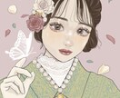 韓国ぽい可愛い女の子の似顔絵やアイコン作成します 思わず目に止まる可愛くておしゃれなイラスト描きます イメージ3