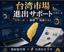 台湾在住5年が市場進出を戦略から支援します ByteDance×焼酎総代理経験で進出を加速 イメージ1