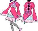 アイドルやコンカフェ等用衣装デザインします 追加料金無しで商用利用可！世界に1つの衣装デザインします！ イメージ1