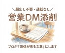 通話不要！現役営業Mgrが営業DM添削します ビデオ通話なし。チャットだけで完結。営業17年のプロが添削 イメージ1