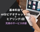 プロマーケターがあなたのアカウントをコンサルします 基本料金でヒアリング1回+ビデオチャット2回と充実の内容！ イメージ2